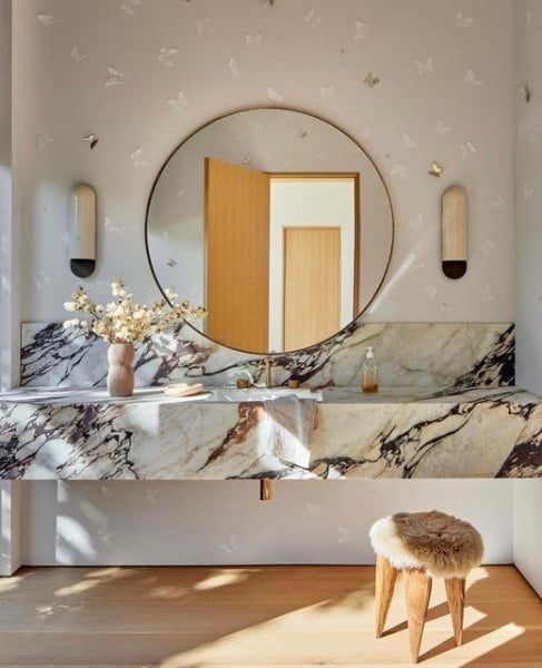 Caldwell & Castello Mirrors large bathroom mirror