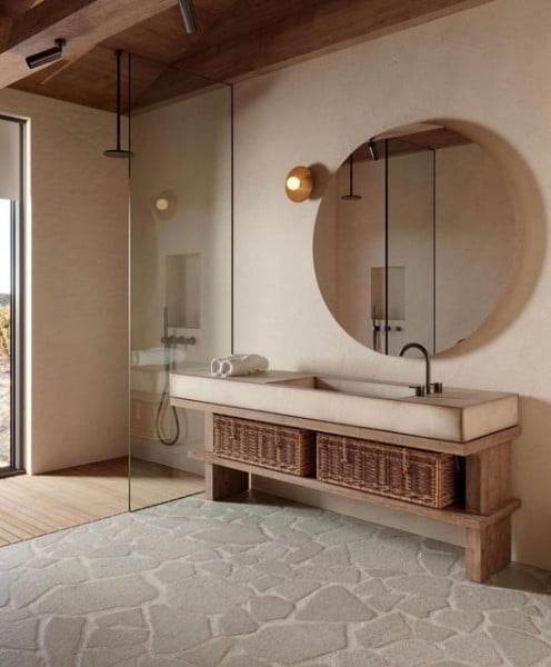 Large Mirrors to Transform and Enlarge a Small Space large bathroom mirror