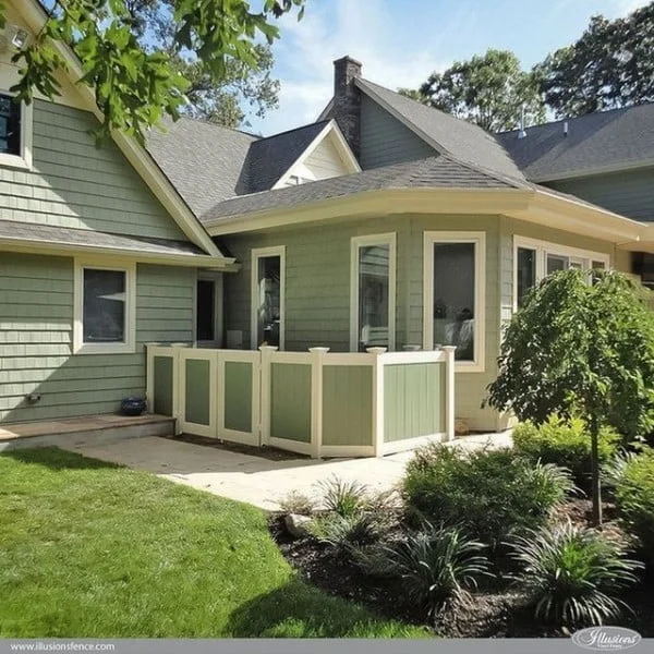 Custom Color Privacy Fence privacy fence