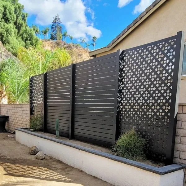 Succulent Garden Privacy Wall privacy fence