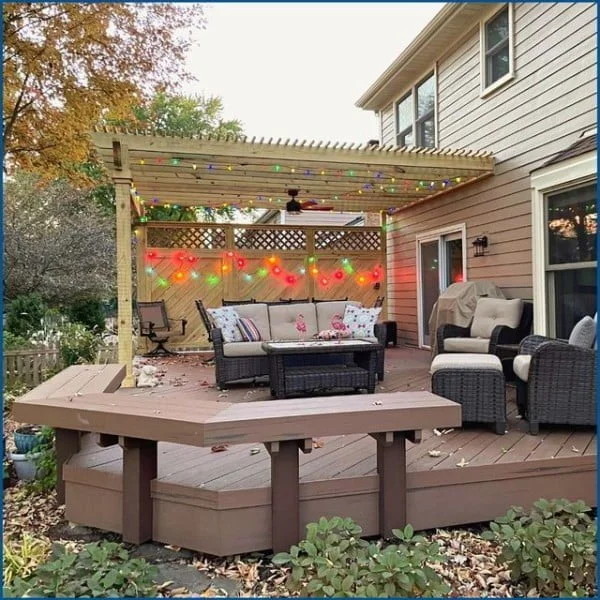 Naperville Composite Deck Builder privacy fence