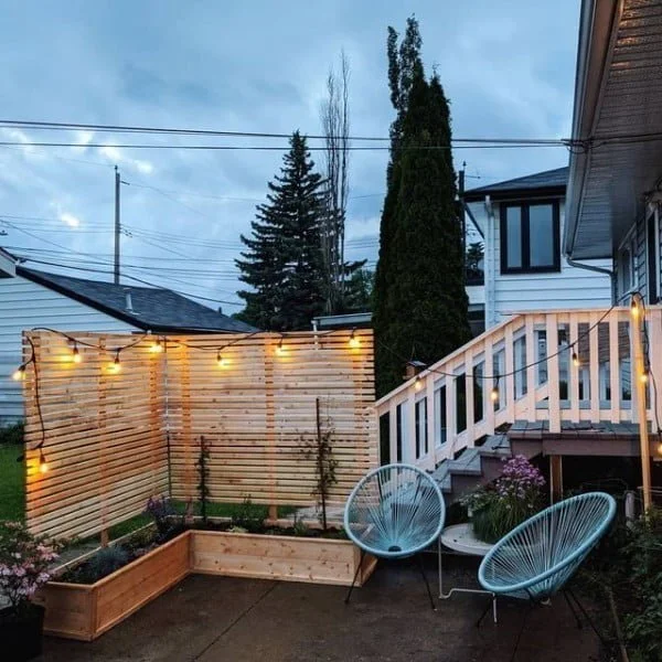 DIY Privacy Fence privacy fence