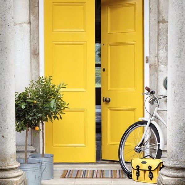 Add a Pop of Color with an Accent Door accent door design