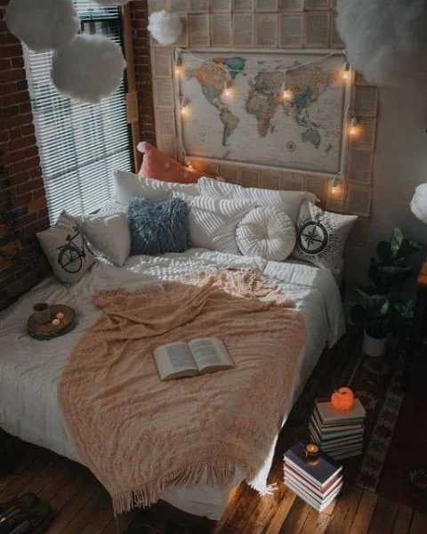 Bedroom Goals! ππΌ bedroom with fairy lights