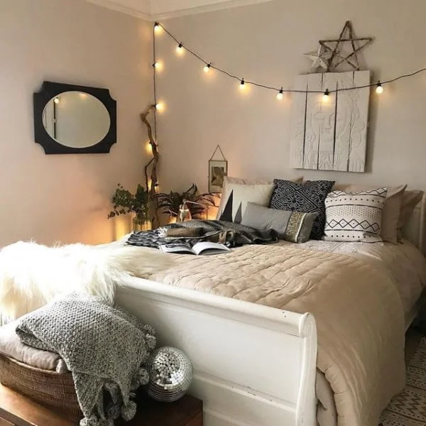 Bedroom Goals! ππΌ bedroom with fairy lights