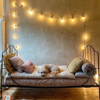 Fairylight Wallart bedroom with fairy lights