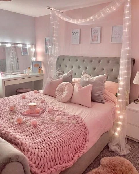 Bedroom Goals! ππΌ bedroom with fairy lights