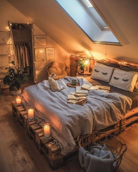 Amazing Bedroom bedroom with fairy lights