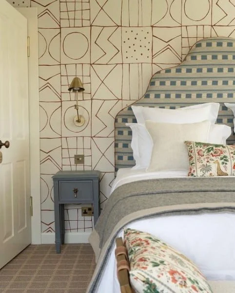 Cosy Bedroom bedroom with feature wall