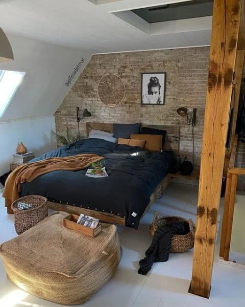 JELLINA | ONLINE ONDERNEMER ☀️ bedroom with feature wall