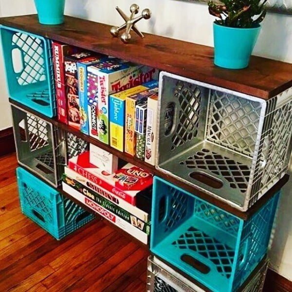 Shelving Hack from @theclassroomsparrow creative book storage