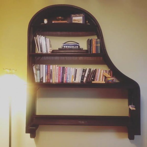 Baby Grand Bookshelf creative book storage