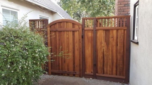 Redwood Gate fence gate