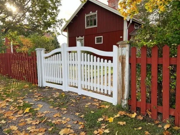 Västanå Design fence gate