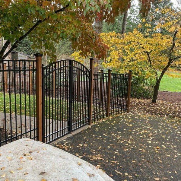 Custom Fence Install fence gate