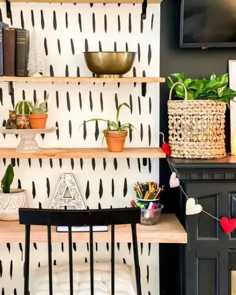 Alyssa Smith's Desk Setup living room desk