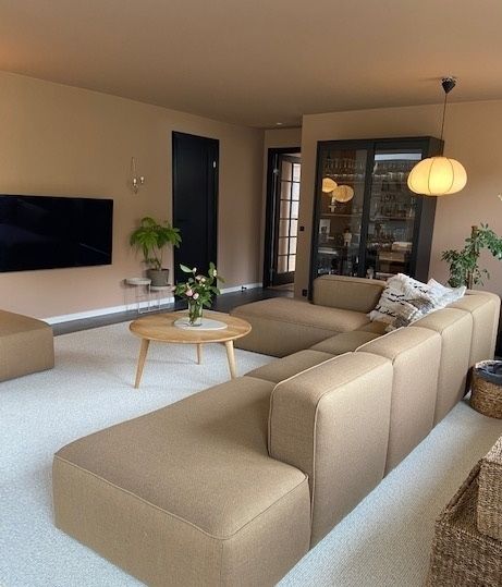 Golden Brown modular sofa