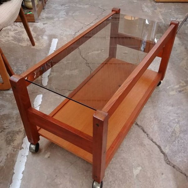Vintage Mishmash Movable Coffee Table movable coffee table