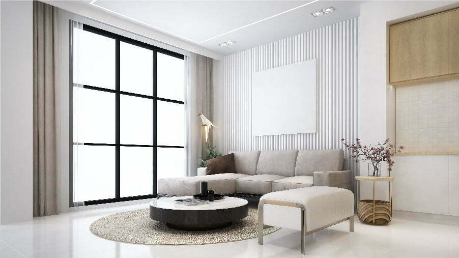 modern living room layout