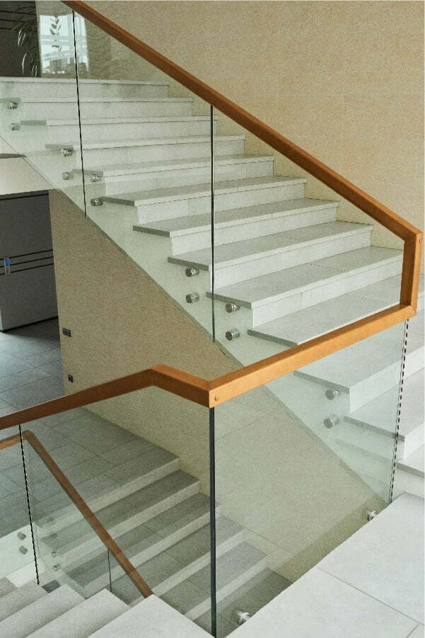 glass railings