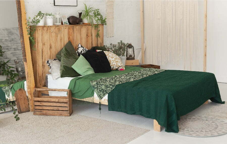 green mattress