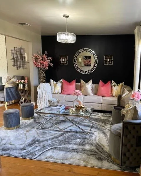 Donice (Dah-neece) on Instagram: "Happy Sunday 🌷 area rug open floor plan