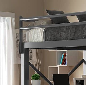 Adult Loft Bed bedroom with loft bed