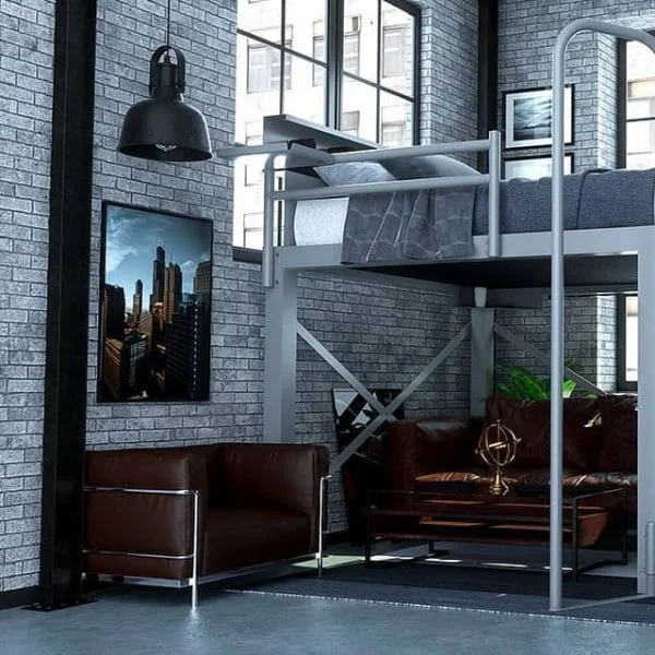 Francis Lofts & Bunks bedroom with loft bed