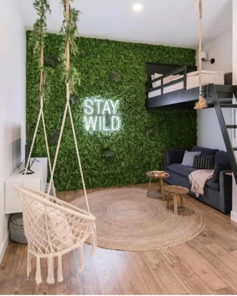 Jenna Sue Design bedroom with loft bed