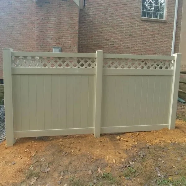 Lattice Fence Elegance fence with lattice top