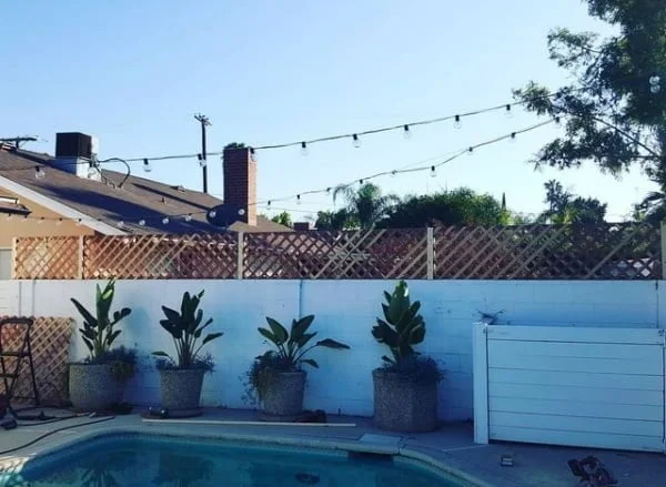 Privacy Fence Lattice Top fence with lattice top