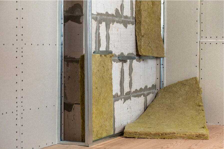 mineral rock wool wall insulation