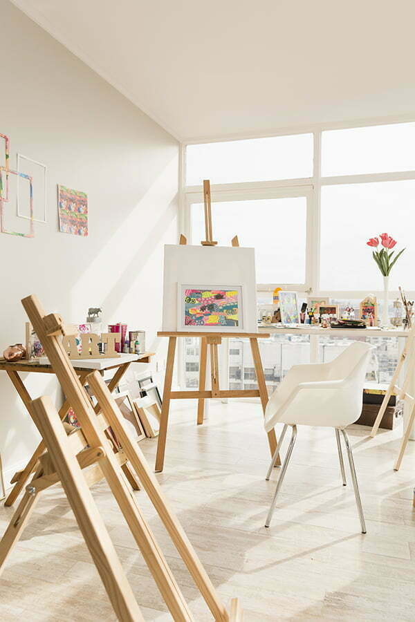 Art Studio room in home