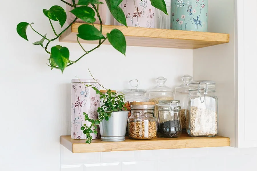 Corner Shelves kitchen pantry