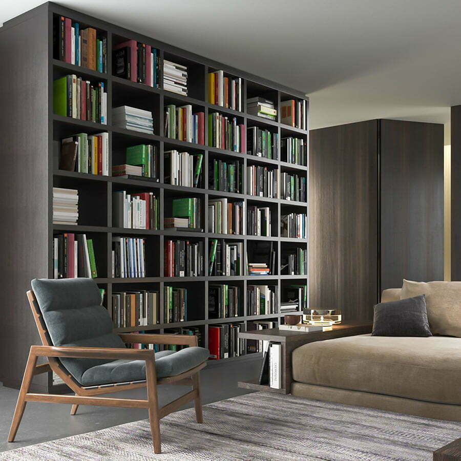 Library room in home
