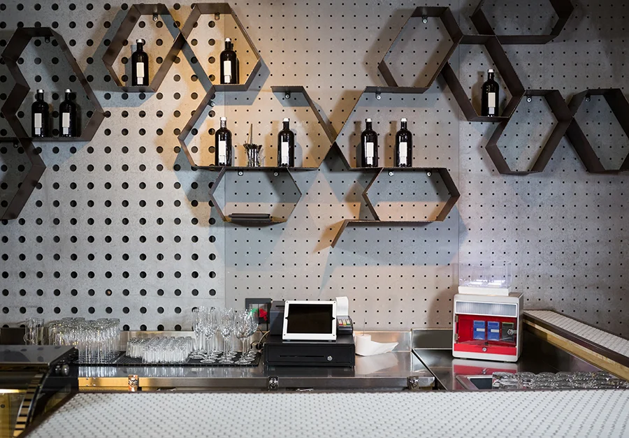 Pegboard Wall kitchen pantry