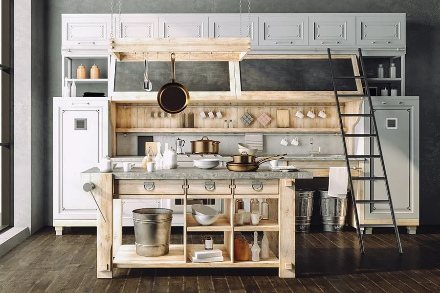Repurposed Furniture kitchen pantry