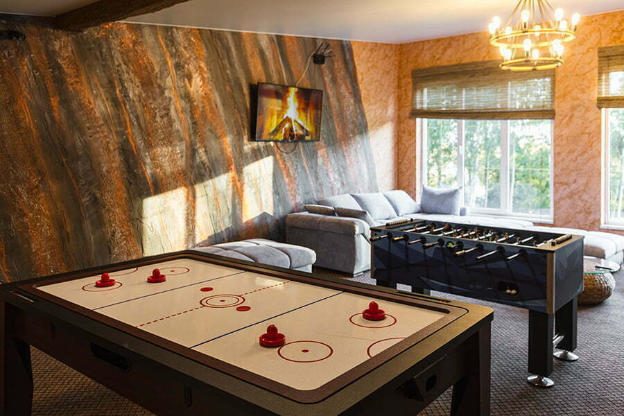 billiard room at home