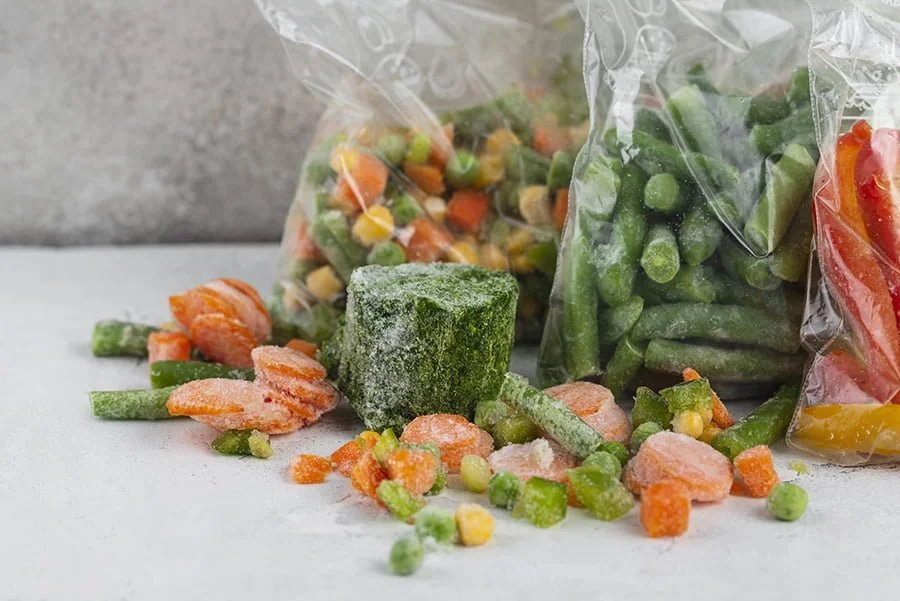 food in Vacuum-sealed Storage