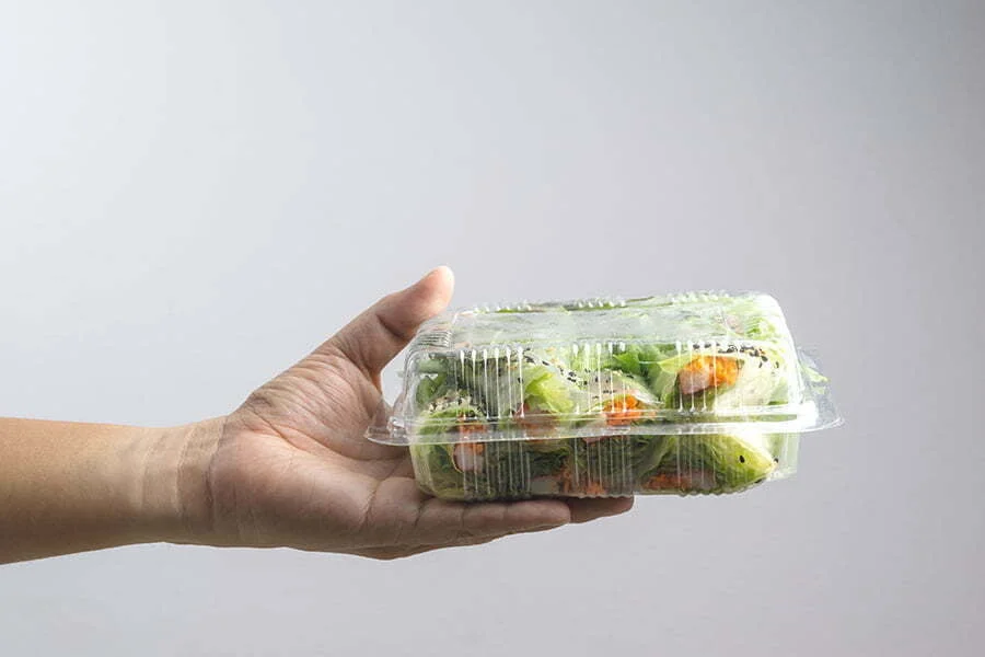 food in food in Reusable Plastic Containers