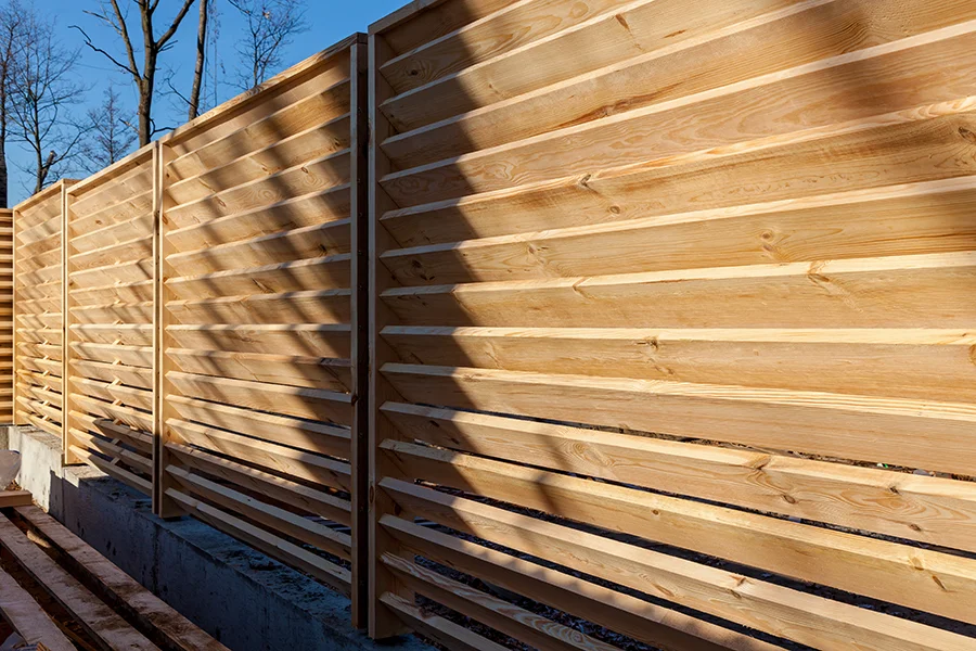 outdoor Slatted Wood Panels