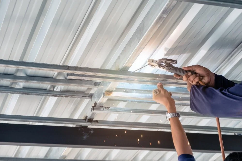 Aluminum shed roofing