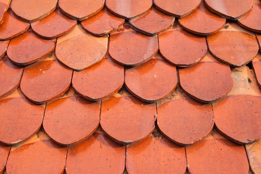 Clay Tiles shed roofing