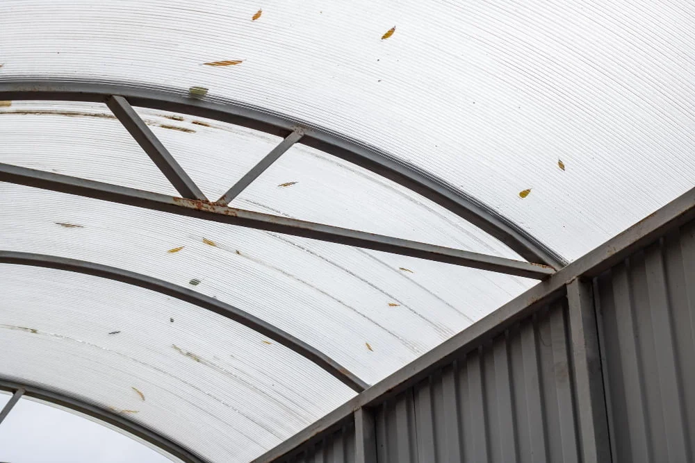 Plastic Sheeting roof