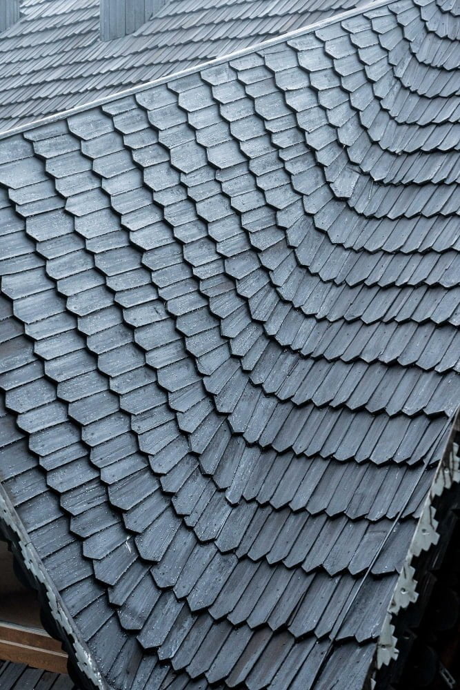 Slate Tiles shed roofing
