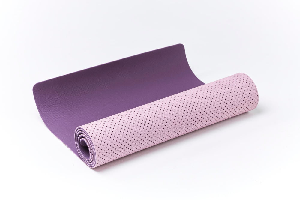 yoga mat with towel