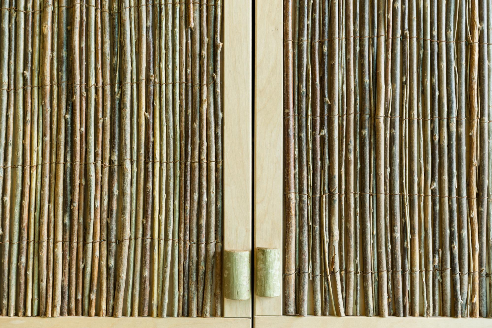 Bamboo cabinet face