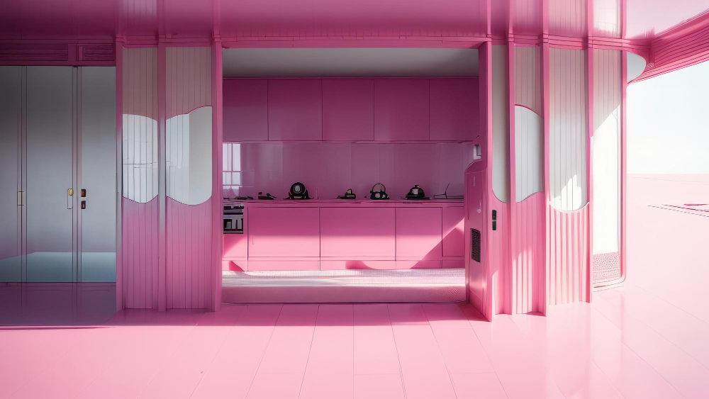 Countertop pink