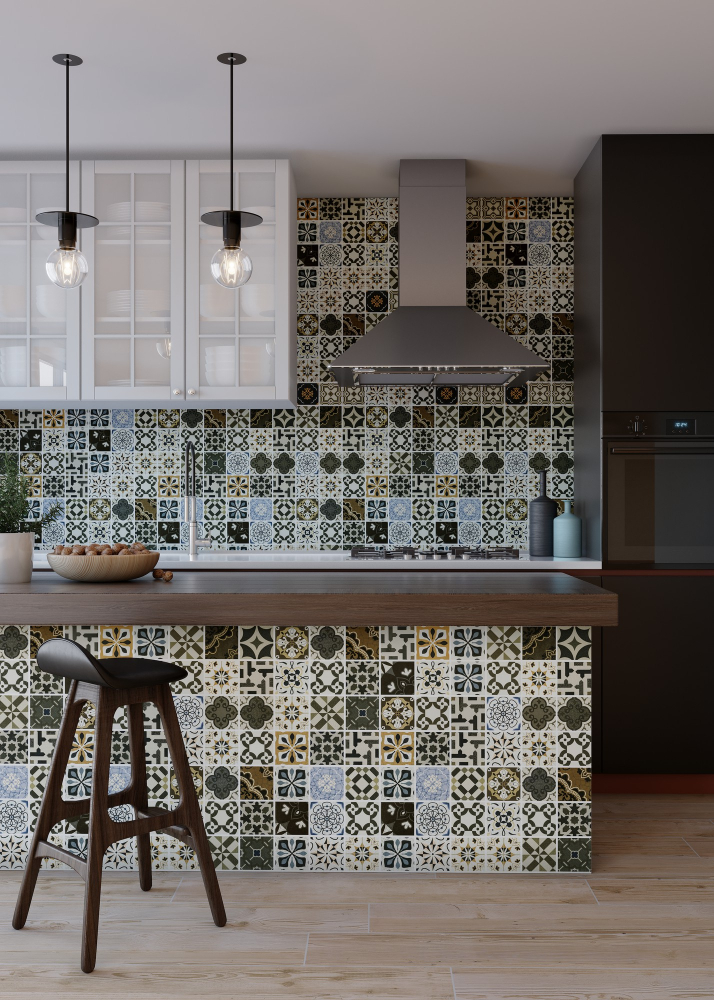 Custom Mosaic Design Countertop