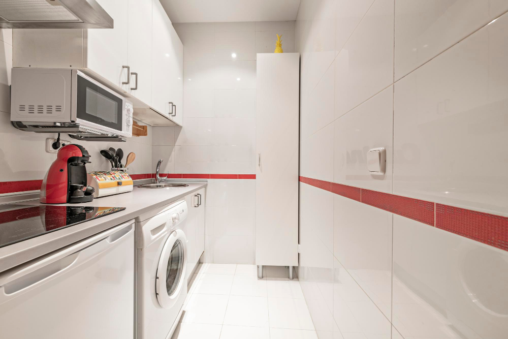 Stainless Steel countertop laundry room